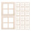 24 Pcs Janela Miniatura De Para Casa De Bonecas 10