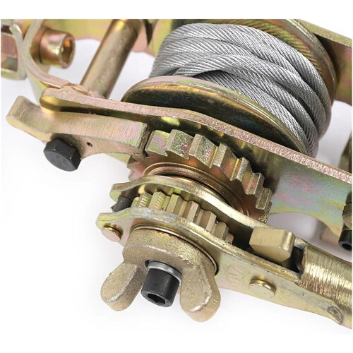 Hand Winch, 2T Hook Cable Puller, Multifunctional Wire Tensioner (2 Ton) Ref: 9494 2