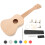 1 Conjunto Kit Ukulele Diy Não Pintado Para 8
