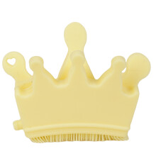Poignée de brosse à ongles en Silicone, 2 pièces, Base de-Jaune