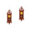 2Pcs Mini Relógio De Estilo 6