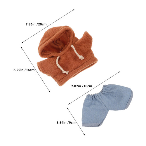 Conjunto De Roupas Para Ursos: Camiseta, Roupa , Suéter E Calça 1