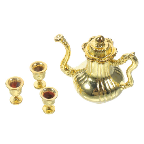 5Conjuntos Mini Utensílios Ferro Conjunto Bule E Decorativo 1