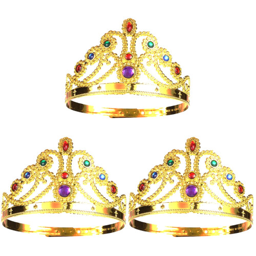 3 Unidades Coroa De Cosplay Princesa 1