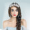 6 Unidades Tiara De Noiva Com Cristais E Coroa Com 7
