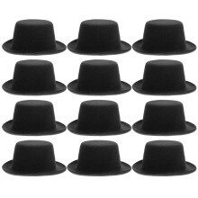 24 Pcs Chapéu De Cowboy Miniatura Acessório Para Diorama