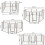 Cage para perro modular 100 cm 3708148 3