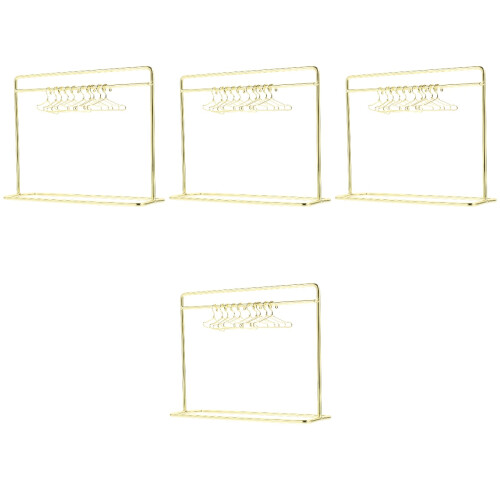 4 Conjuntos De Cabides Miniatura Para Roupas De 2