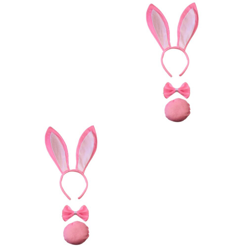 6 Unidades Conjunto Rosa Páscoa Coelho 2