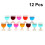 2Conjuntos Mini De Cocktail Para Brinquedo E Decoração Coloridos 10