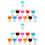 2Conjuntos Mini De Cocktail Para Brinquedo E Decoração Coloridos 5