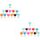 2Conjuntos Mini De Cocktail Para Brinquedo E Decoração Coloridos 6