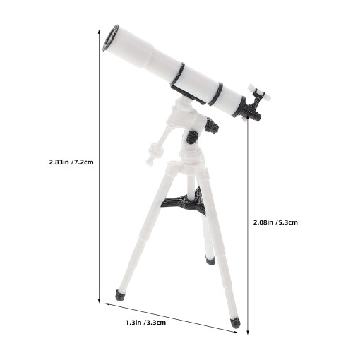 Dollhouse Miniatura Telescope: Escala 1:20 Para De 2