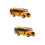 2Pcs Mini Ônibus Escolar Brinquedo Educativo Para Crianças 8