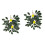 2 Unidades Pingente Planta Simulada Decoração Limão Verde 5
