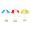 3Pcs Guarda-Sol De Praia Plástico Para De Bonecas 10