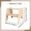 2 Step Stool for Kids Wood Potty Training Stool For Nursery Bedside Bathroom 4
