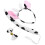 Conjunto De Faixa Com Orelhas De Animal E Vaca 4