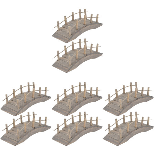 8 Unidades Ponte Arqueada Para Miniatura 1