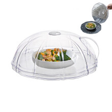 Microwave Cover Bowl Guard For Oven AntiDry Splatter Shield With Handle For Heating Steaming MealPrep Kitchen