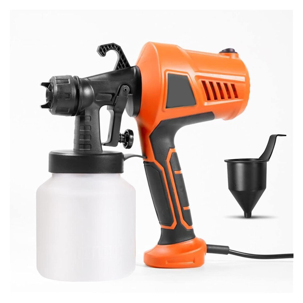 Electric Paint Spray Gun, Portable Voltage Electric Paint Sprayer For Latex Paint Coating, Uniform Spraying (Orange) 9001264149772