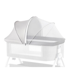 JUMUAO Universal Mosquito Net Baby Cot with Zip (WhiteA)