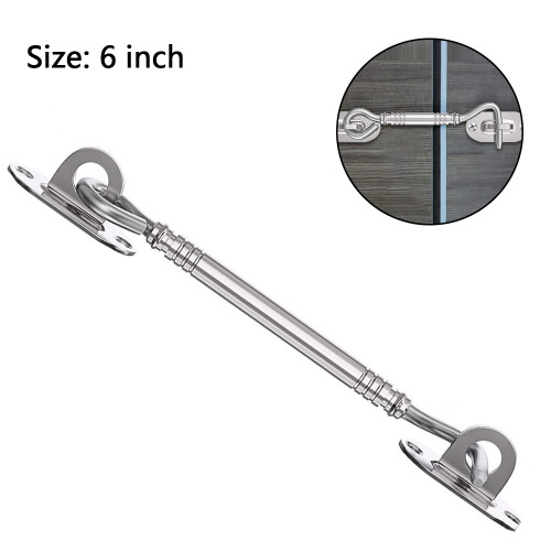 Solid Thick Stainless Steel, Decorative Practical Latches, Easy To Install Cabin Lock For Windows, Low Profile Security With Wide Range Applications, 1