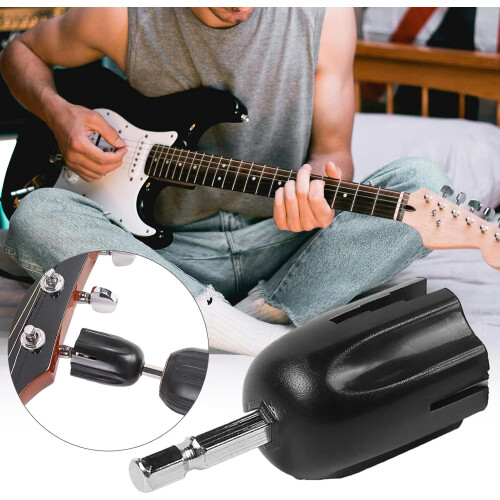 Drill Bit String Peg Winder, Efficient Puller Set, 0.24in WearResistant Guitars Tool, Compact Strings Winders 2