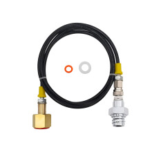CO2 Adaptor Hose High Pressure 1.5 m for Grohe Blue Home Machine to 210 kg Bottles Tank Cylinder