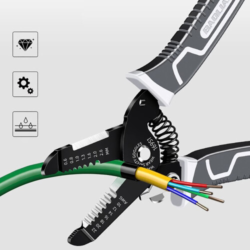 Multifunctional Wire Stripper Pliers Tools Spring Cable-Type A 2