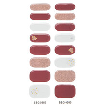 Gel Nail Stickers Full Wrap Self Adhesive Nail Stickers-BSG0385