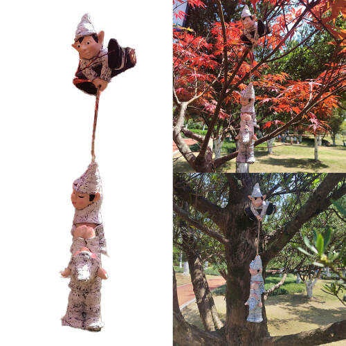 Gnome Decoration Tree Hugger Statue Garden Figurine for Tree 1