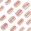 Medium Short False Nails Cat Eye Press on Nails Full-JP3092 5