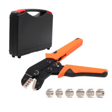 Insulated Wire Terminal Crimping Tool Kit Ratchet Crimping Plier