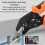 Insulated Wire Terminal Crimping Tool Kit Ratchet Crimping Plier 6