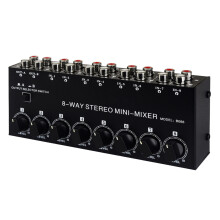 LYNEPAUAIO B066 Mini-Stereo-8-Kanal-Passivmixer,