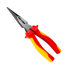 150mm Insulated Long Needle Nose Pliers, Slip Resistant Handle
