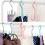Construction en polypropylène, support rotatif multi-crochets offrant une conception compacte et légère, supportant jusqu'à 3 kg par crochet, 5