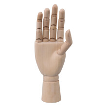 8 Inch Body Artist Model Articulated Mannequin Wooden Right Hand Manikin for Art Drawing