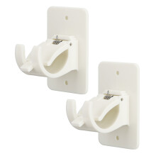 Anelli per tende in acciaio inossidabile, supporti adesivi per bastoni per tende, installazione senza forature per un montaggio facile e veloce.