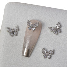 3D Nails Art Rhinestones Butterfly Nail Studs 3D Alloys-K83432