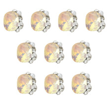 10 Pcs Heart Shape Nail Art Charms Nail Art Rhinestones-X1260