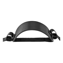 Hip Bridge Belt Adjustable Multifunctional Fitness Belt Hip Push Belt for Weights Booty Belt for Hip Thrust Black