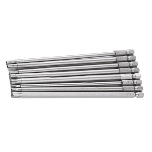 8Pieces Versatile Magnetic Torx Head Screwdriver Bit Tip 1/4Inch