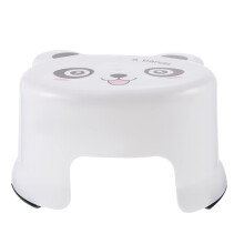 Thickened Nonslip Cartoon Plastic Step Stool For Toddlers White Plastic Bathroom Foot Stool Potty Training Kitchen Use
