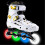 Inline Skates Adjustable 3x100mm or 4x76/80mm Wheels High Ankle Professional Ref: 6218 1
