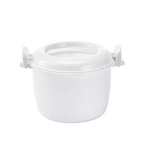 Microwave Rice Cooker Multifunctional Lunch Container Microwave Cookware for Microwave Ovens 17.5 x 21 x 14 cm Ref: 8665