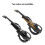 IRIN 4/4 Violine, komplettes Set, Kohlefaser, 7