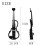 IRIN 4/4 Violine, komplettes Set, Kohlefaser, 8
