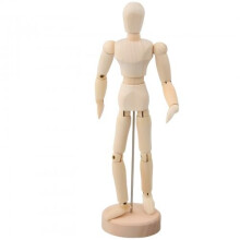 Mannequin Wooden Mannequin Flexible Mannequin for Drawing Tailor's Dummy for Painting Mannequin (20 cm)
